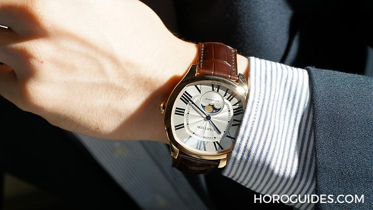 CARTIER - DRIVE DE CARTIER - WGNM0008 - 雙針正裝錶的紳士進階款 卡地亞Drive de Cartier月相錶