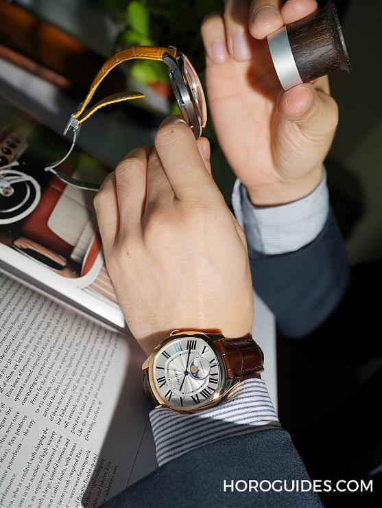 CARTIER - DRIVE DE CARTIER - WGNM0008 - 雙針正裝錶的紳士進階款 卡地亞Drive de Cartier月相錶