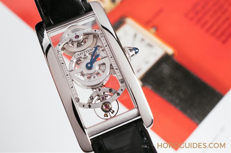 CARTIER - TANK - WHTA0009 - 坦克百年 少見鏤空款登場 CARTIER Tank Cintrée Skeleton