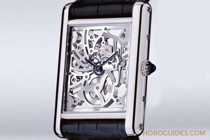 CARTIER - TANK - WHTA0009 - 坦克百年 少見鏤空款登場 CARTIER Tank Cintrée Skeleton