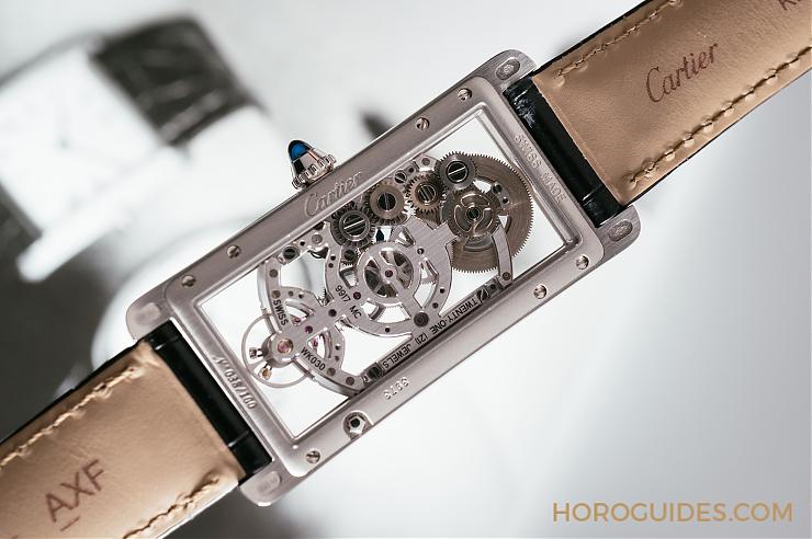 CARTIER - TANK - WHTA0009 - 坦克百年 少見鏤空款登場 CARTIER Tank Cintrée Skeleton