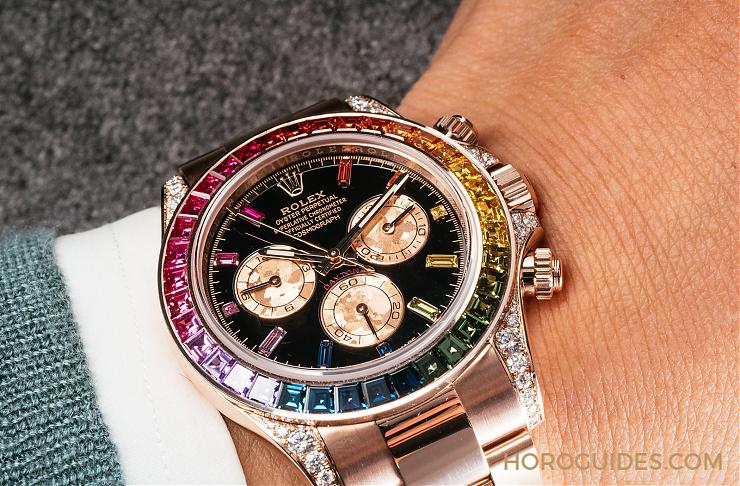 ROLEX - COSMOGRAPH DAYTONA - 116595RBOW-78595A - 名人搶戴,最高調的勞力士Daytona! 新版玫瑰金彩虹圈