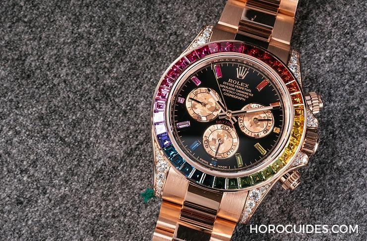 ROLEX - COSMOGRAPH DAYTONA - 116595RBOW-78595A - 名人搶戴,最高調的勞力士Daytona! 新版玫瑰金彩虹圈