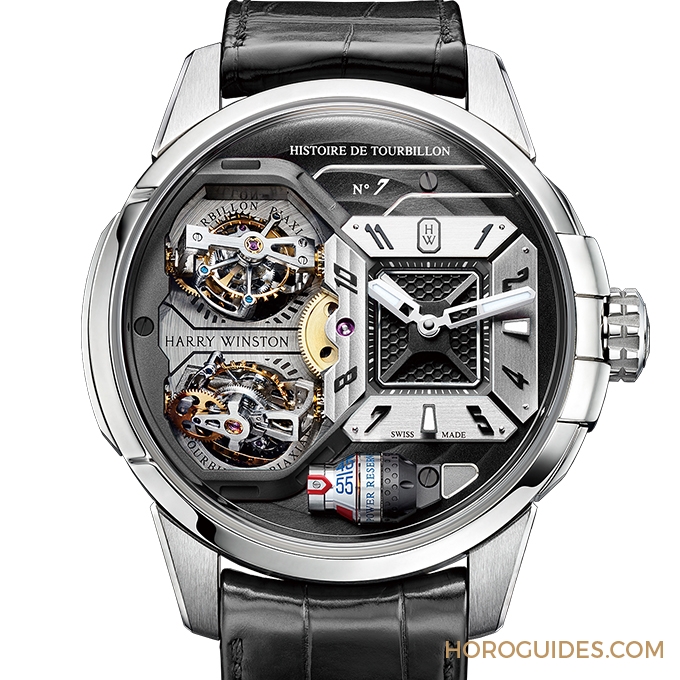 HARRY WINSTON - Histoire de Tourbillon - HCOMDT51WW001 - 指針變轉盤,HARRY WINSTON史詩陀飛輪有"8"加持