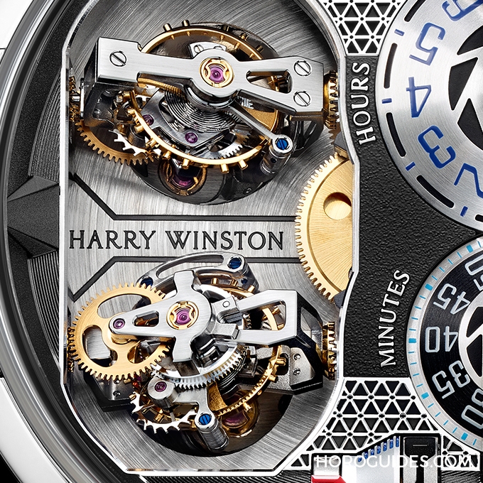 HARRY WINSTON - Histoire de Tourbillon - HCOMDT51WW001 - 指針變轉盤,HARRY WINSTON史詩陀飛輪有"8"加持