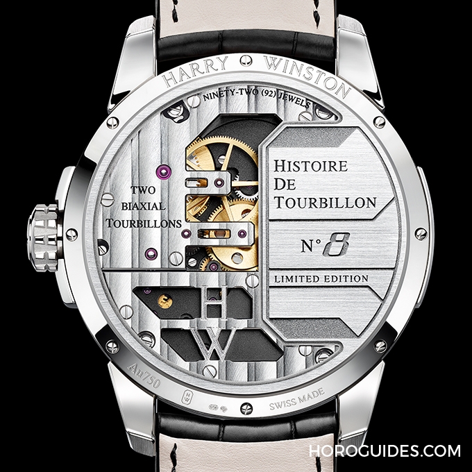 HARRY WINSTON - Histoire de Tourbillon - HCOMDT51WW001 - 指針變轉盤,HARRY WINSTON史詩陀飛輪有"8"加持