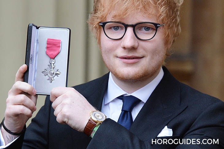 PATEK PHILIPPE - [名人錶盒] 最愛錶的小鮮肉Ed Sheeran，還有什麼頂級錶沒SHOW？