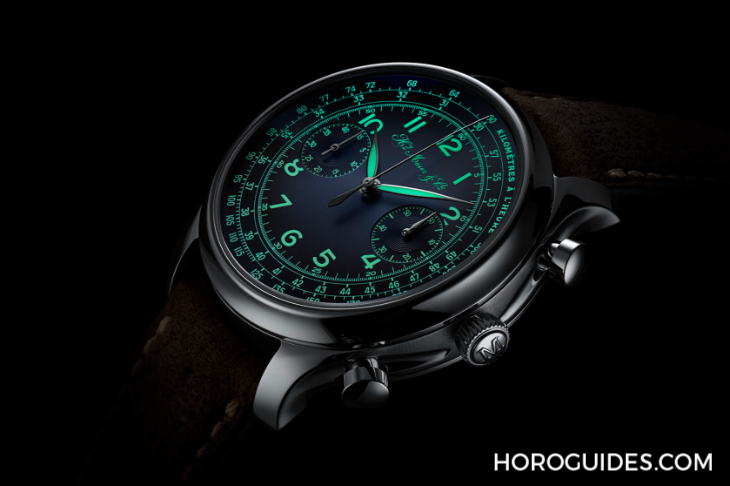 H. MOSER & CIE - ENDEAVOUR - 1220-1200 - 獨立創意聯手,現代演繹復古計時碼錶!H. MOSER & CIE. x MASSENA LAB勇創者計時碼錶