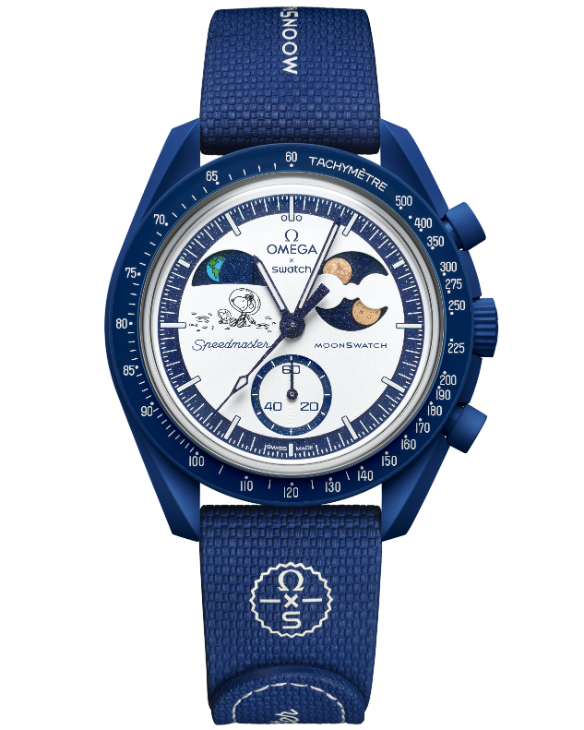 SWATCH - BIOCERAMIC - SO33N701L - 史諾比再度登月！OMEGA x Swatch全新Snoopy MoonSwatch，滿月當天限時開賣