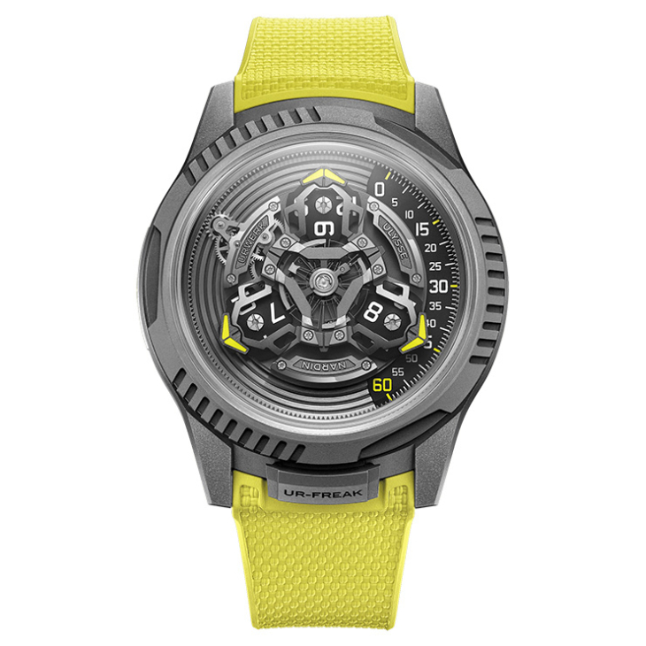 ULYSSE NARDIN - FREAK - 2413-500LE-2A-UR/3B -  Ulysse Nardin × Urwerk兩大獨立製錶先鋒聯手：UR-FREAK 震撼登場