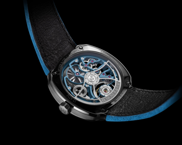 H. MOSER & CIE - STREAMLINER - 6814-2100 - 亨利慕時疾速者首度換上碳灰色陶瓷,Alpine聯名鏤空陀飛輪限量100枚