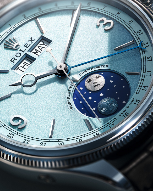 ROLEX - Perpetual 1908 - 53505-0003 - 勞力士推出Perpetual Padellone瞬跳年曆月相腕錶,再續傳奇8171經典設計