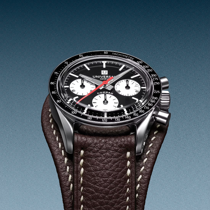 UNIVERSAL GENEVE - COMPAX - JU281121A1X1 - Universal Genève Tribute to Compax 回歸!致敬「Nina Rindt」的傳奇計時腕錶