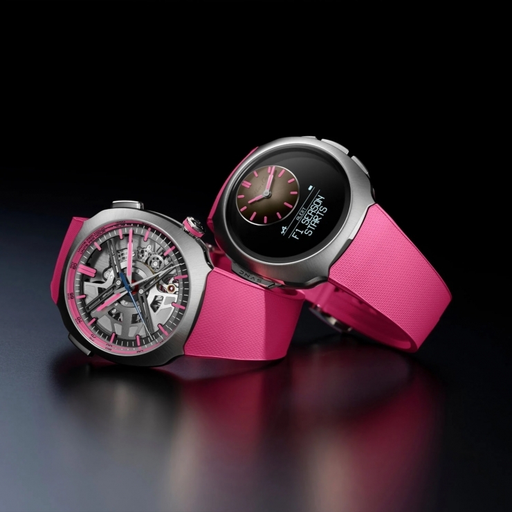 H. MOSER & CIE - STREAMLINER - 6700-1201 - 粉紅風暴來襲!亨利慕時攜手Alpine車隊推出「疾速者」粉紅特別版套裝