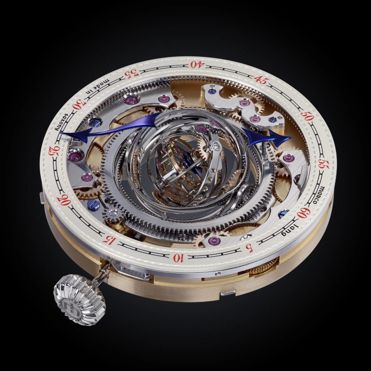突破極限的微型宇宙:Marco Lang「Seven Spheres」七軸陀飛輪腕錶