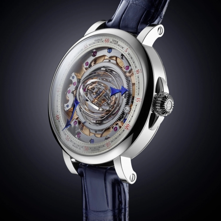 突破極限的微型宇宙:Marco Lang「Seven Spheres」七軸陀飛輪腕錶