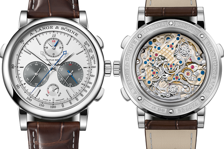 A. LANGE & SÖHNE - SAXONIA - 424.037 - 朗格 Triple Split 推出鉑金限量款,低調演繹極致改款