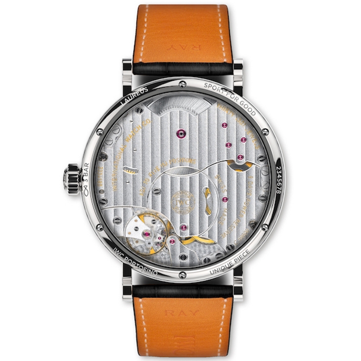 IWC - PORTOFINO - IW516401 - 藍色是公益的顏色  IWC首款鉑金柏濤菲諾慈善競標 