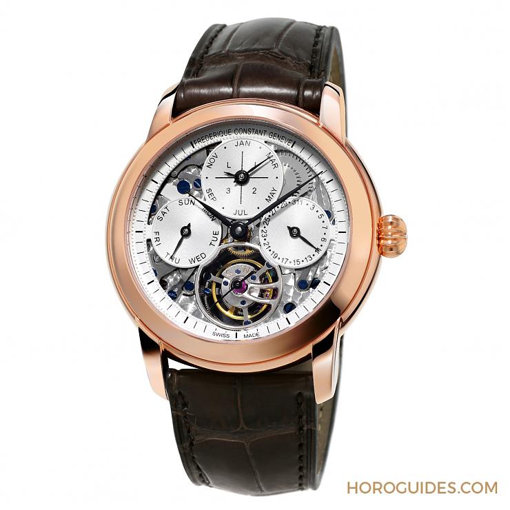 FRÉDÉRIQUE CONSTANT - 自家機芯 - FC-975MC4H6 - 慶祝康斯登創立30周年,推出高性價比限量版陀飛輪萬年曆腕錶
