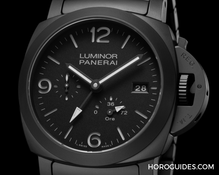 PANERAI - LUMINOR - PAM01674 - 全黑陶瓷上陣！PANERAI Luminor GMT Power Reserve Ceramica PAM01674腕錶
