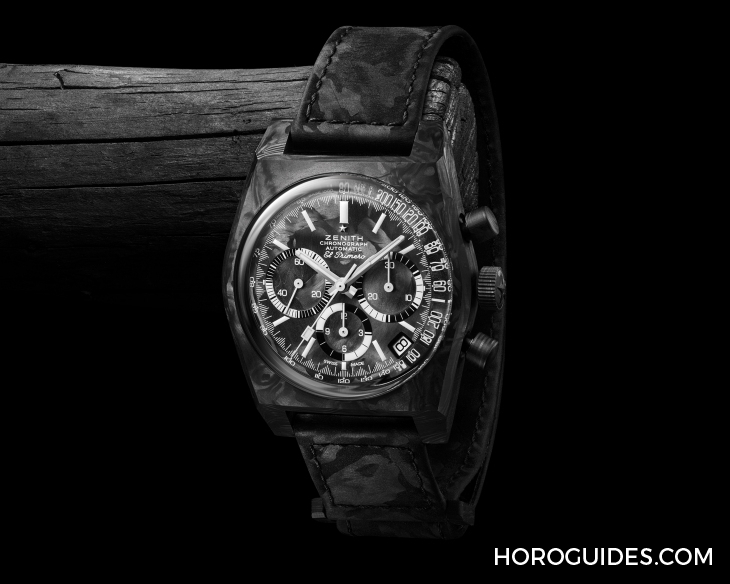 ZENITH - CHRONOMASTER - 10.A3818.400-2/21.R100 - 封面女郎回歸！ZENITH推出全新Chronomaster Revival A3818 Cover Girl Carbon腕錶