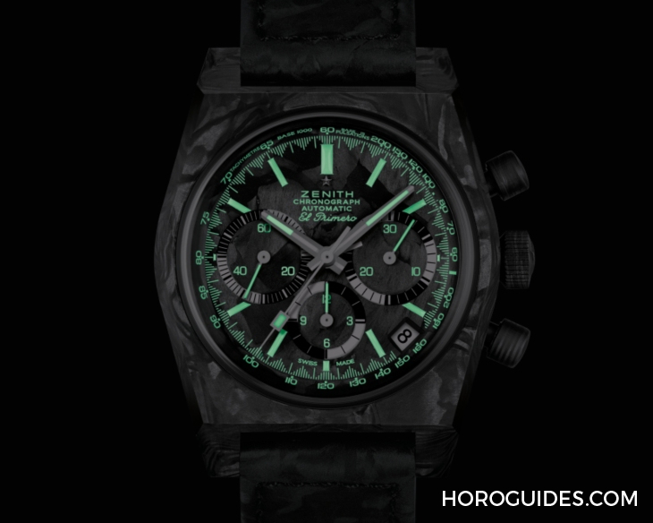 ZENITH - CHRONOMASTER - 10.A3818.400-2/21.R100 - 封面女郎回歸！ZENITH推出全新Chronomaster Revival A3818 Cover Girl Carbon腕錶