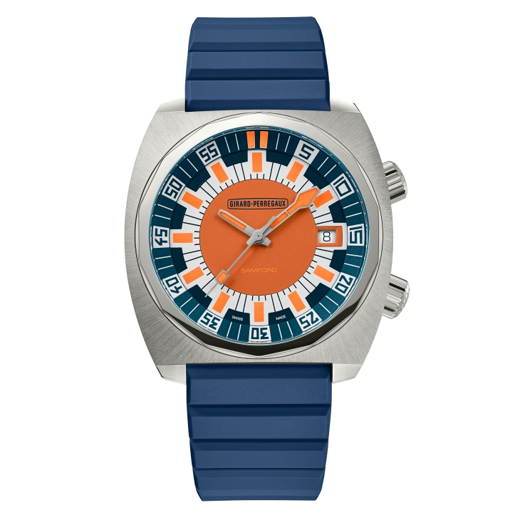 GIRARD-PERREGAUX - DEEP DIVER - 39500-21-3266-6CX - GP攜手Bamford演繹復古潛水風格,全新Deep Diver限量上市