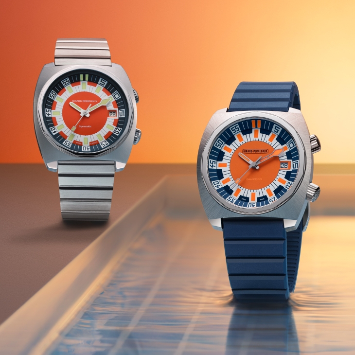 GIRARD-PERREGAUX - DEEP DIVER - 39500-21-3266-6CX - GP攜手Bamford演繹復古潛水風格,全新Deep Diver限量上市