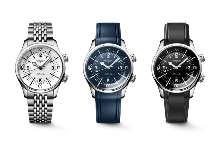 LONGINES - HERITAGE - L3.764.4.16.6 - 白浪初湧,經典進化|LONGINES Legend Diver三款潛水新錶亮相
