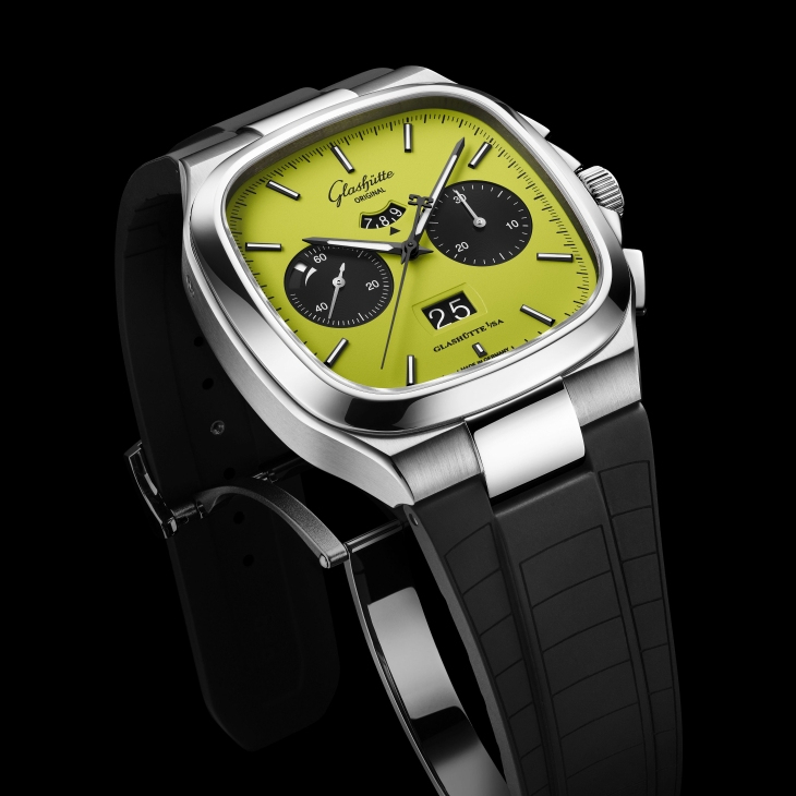 GLASHÜTTE ORIGINAL - Vintage - 1-37-02-20-02-70 - 70年代的腕間未來|GLASHÜTTE ORIGINAL Seventies Chronograph Panorama Date限量新色登場