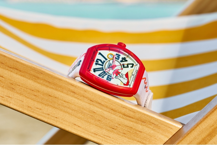 FRANCK MULLER - VANGUARD - V 41 SC DT BEACH FR2 GFRGFRG (BC) - 夏日情浪,頭狂「色」放|FRANCK MULLER × #FR2限量新錶#FR2NCK MULLER Vanguard Beach