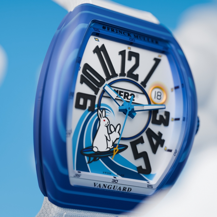FRANCK MULLER - VANGUARD - V 41 SC DT BEACH FR2 GFRGFRG (BC) - 夏日情浪,頭狂「色」放|FRANCK MULLER × #FR2限量新錶#FR2NCK MULLER Vanguard Beach