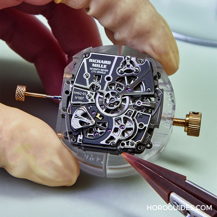 RICHARD MILLE - LIMITED EDITION - RM 62-01 - 全新複雜大作登場 | RM 62-01 ACJ 陀飛輪振動鬧鈴腕錶