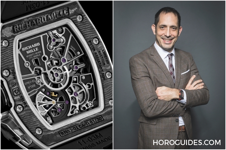RICHARD MILLE - LIMITED EDITION - RM 62-01 - 全新複雜大作登場 | RM 62-01 ACJ 陀飛輪振動鬧鈴腕錶