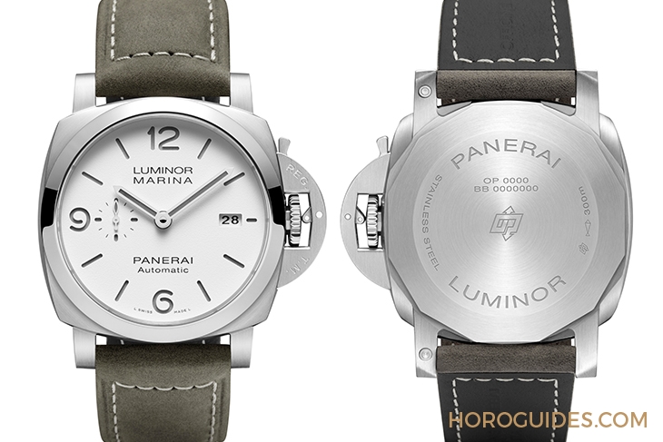 PANERAI - LUMINOR MARINA - PAM01314 - 沛納海首見白色三明治面盤!Luminor Marina PAM01314腕錶