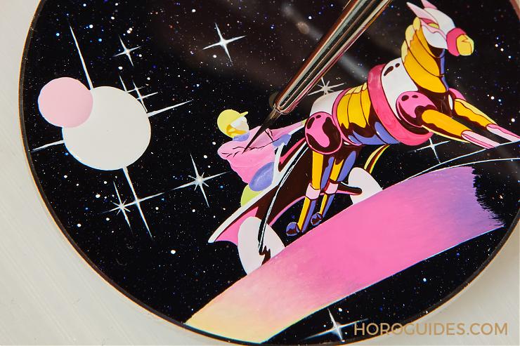 HERMES - ARCEAU - (Space Derby) - 夢幻濾鏡下的美漫英雄!Hermès Arceau Space Derby微繪工藝限量腕錶