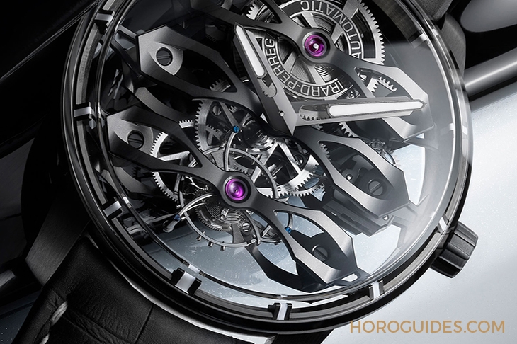 GIRARD-PERREGAUX - BRIDGES - 99296-21-001-BA6A - 懸浮幻覺來襲!GP三飛橋陀飛輪限量腕錶Aston Martin特別版