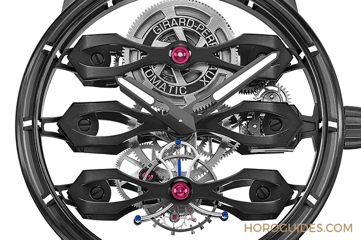 GIRARD-PERREGAUX - BRIDGES - 99296-21-001-BA6A - 懸浮幻覺來襲!GP三飛橋陀飛輪限量腕錶Aston Martin特別版