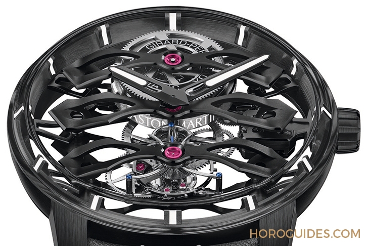 GIRARD-PERREGAUX - BRIDGES - 99296-21-001-BA6A - 懸浮幻覺來襲!GP三飛橋陀飛輪限量腕錶Aston Martin特別版