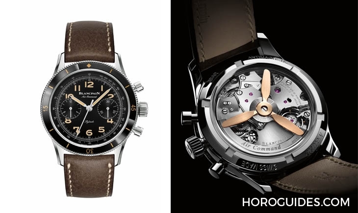 BLANCPAIN - Air Command - AC02-12B40-63B - 現代感十足!Blancpain Air Command Chronograph 藍面鈦金屬版