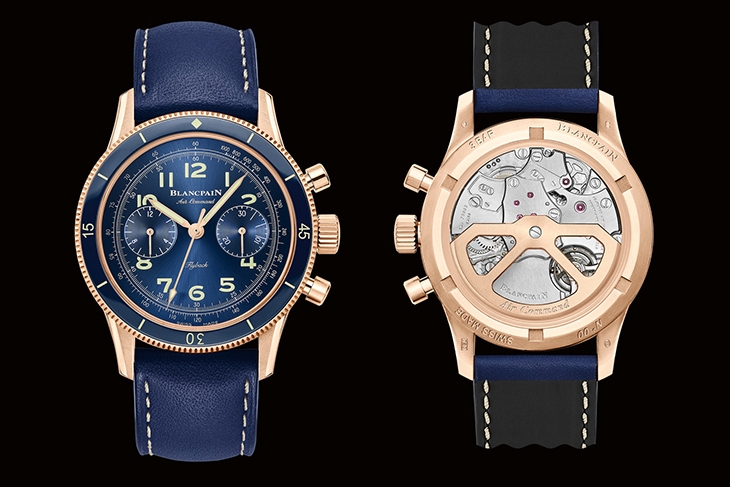 BLANCPAIN - Air Command - AC02-12B40-63B - 現代感十足!Blancpain Air Command Chronograph 藍面鈦金屬版