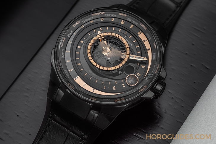 ULYSSE NARDIN - Blast - 1063-400-2A/1A - 以直觀易讀的方式,指示浩瀚宇宙的天文萬象|Ulysse Nardin Blast月之狂想世界時區腕錶
