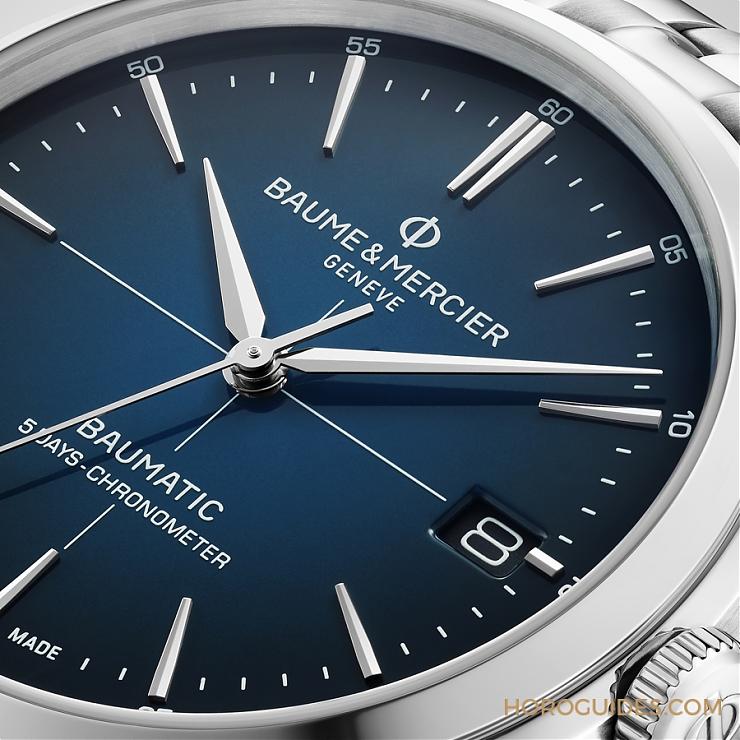 Baume & Mercier - Clifton - M0A10467 - 優雅簡約的選擇| 名士Clifton克里頓系列Baumatic腕錶