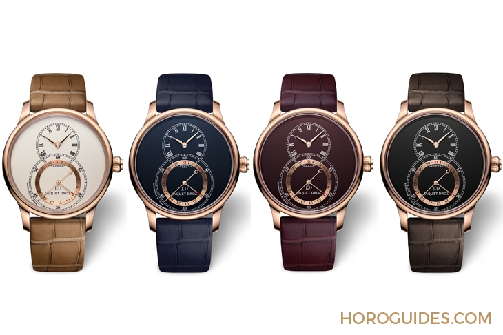 JAQUET DROZ - GRANDE SECONDE - J007020350 - JAQUET DROZ日期顯示大秒針腕錶的全新篇章