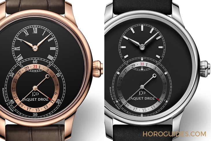 JAQUET DROZ - GRANDE SECONDE - J007020350 - JAQUET DROZ日期顯示大秒針腕錶的全新篇章