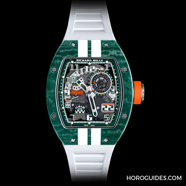 RICHARD MILLE - MEN - RM 029 - 以賽事識別配色入作！第八款Richard Mille RM 029利曼經典賽腕錶亮相