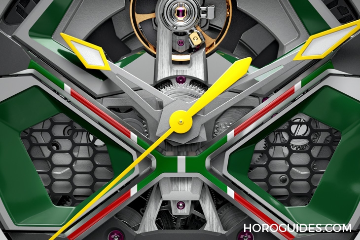 ROGER DUBUIS - EXCALIBUR - RDDBEX1006 - 傳神演繹Lamborghini第三代Huracán賽車!Roger Dubuis Excalibur Spider Huracán單擺輪腕錶