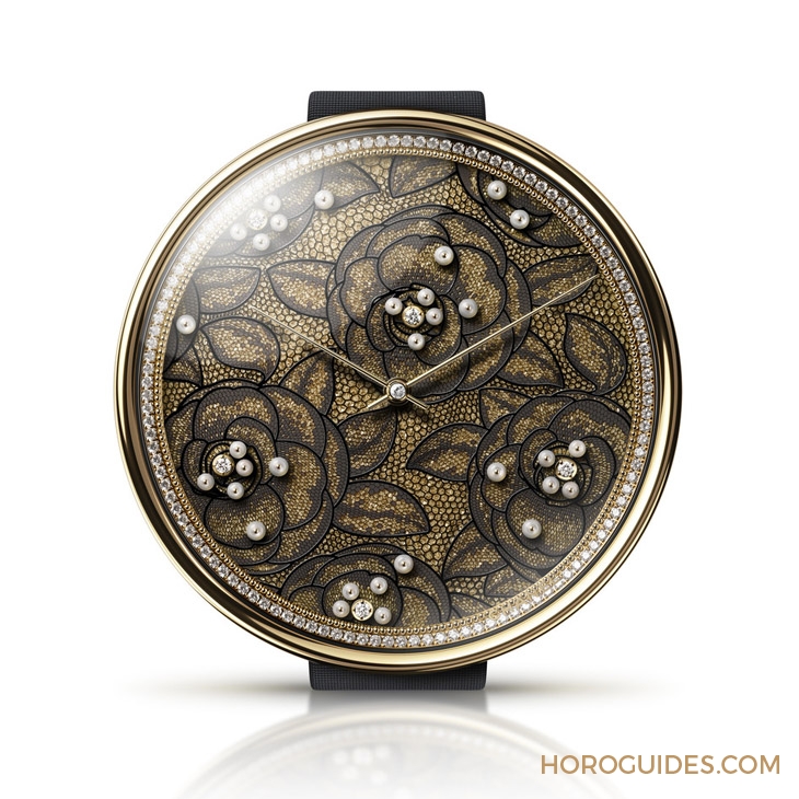 CHANEL - MADEMOISELLE PRIVÉ - H9463  - 直徑55mm的圓，一個充滿CHANEL風格意象的袖珍世界｜Mademoiselle Privé Pique-Aiguilles 腕錶系列