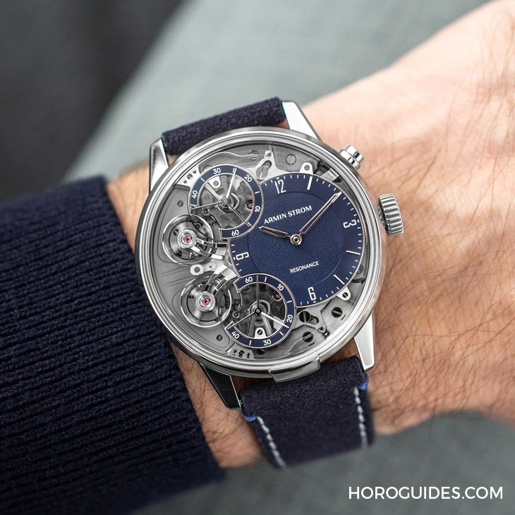 ARMIN STROM - RESONANCE - ST22-RF.05 - 湛藍入作,Armin Strom鏡像共振腕錶新色亮相