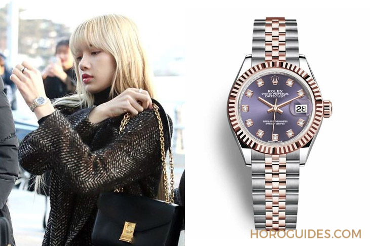 ROLEX - LADY-DATEJUST - 279171-0015 - 小錶戴起來!Blackpink Lisa、Jisoo配戴Rolex Lady-Datejust揭示小而美的時代來了